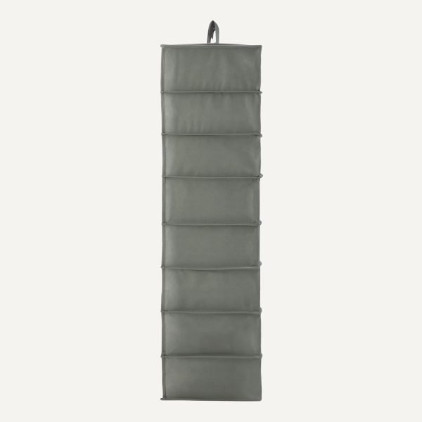 Amazon Basics 8-Tier Hanging Shoe Organizer for Closet Storage, Charcoal, 11.5 x 5.5 x 41 inches - Image 4